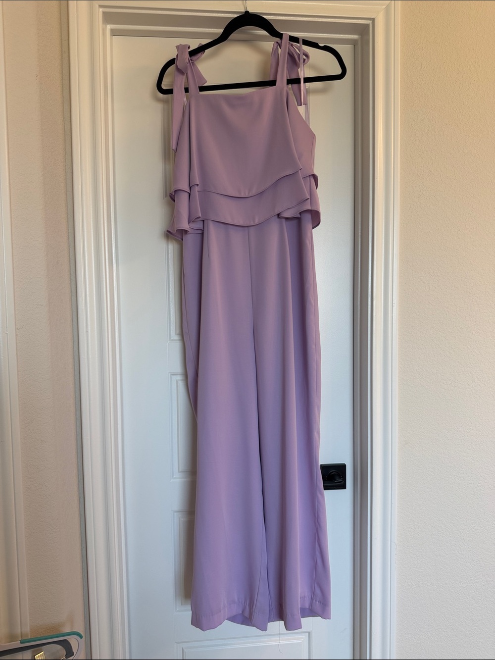 Gianni Bini Lilac One-Shoulder Wide-Leg Jumpsuit
